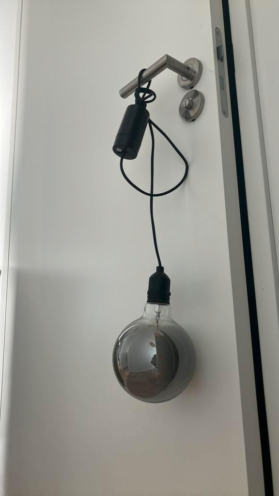 2 lampen op batterij, geschikt voor buiten, Huis en Inrichting, Lampen | Hanglampen, Zo goed als nieuw, Glas, Ophalen of Verzenden