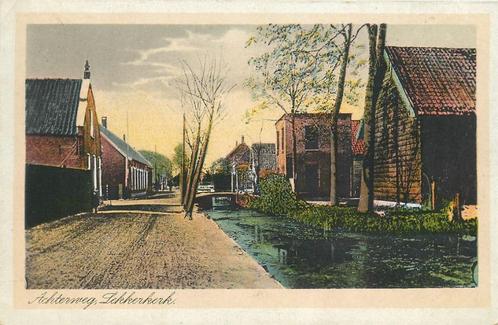 (701-348-039) Lekkerkerk Achterweg, Verzamelen, Ansichtkaarten | Nederland, Zuid-Holland, Verzenden