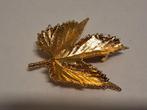 Goudkl. Blad Broche, Ophalen of Verzenden