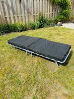 Logeerbed / opklapbed met matras & topper, Ophalen, Eenpersoons, Wit, 190 cm of minder
