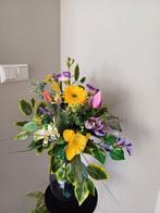 Prachtige zijden bloemen boeket nieuw, Ophalen of Verzenden, Nieuw