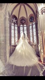 Off white trouwjurk in maat xs, Ophalen of Verzenden, Zo goed als nieuw, Wit, Trouwjurk