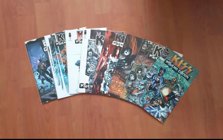KISS Comics Stripboekjes Complete Serie, Verzamelen, Muziek, Artiesten en Beroemdheden, Zo goed als nieuw, Overige typen, Ophalen of Verzenden