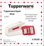 Tupperware Super Dicer - Nieuw!, Ophalen of Verzenden, Nieuw