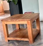 Hoektafel salontafel koffietafel Teak, Huis en Inrichting, Ophalen, Gebruikt, 50 tot 100 cm, 50 tot 100 cm