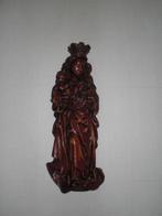 Heilig muur beeld Maria met kind met reliqui rode lakzegel, Ophalen of Verzenden