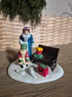 Lemax vogeltjes voeren kerstdorp kersthuisjes, Ophalen of Verzenden, Zo goed als nieuw