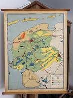 Friesland (Bakker en Rusch), Antiek en Kunst, Antiek | Schoolplaten, Ophalen of Verzenden, Aardrijkskunde