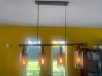 Moderne Hanglamp met Glazen Kappen, Huis en Inrichting, Lampen | Hanglampen, Ophalen, Zo goed als nieuw, Glas, 75 cm of meer