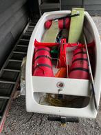 optimist van wettum met trailer en wedstrijdnummer, Watersport en Boten, Ophalen, Geen motor, Gebruikt, Optimist