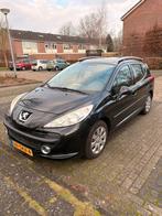 Peugeot 207 1.6 16V SW Outdoor 2008 Zwart, Auto's, Voorwielaandrijving, 4 cilinders, Zwart, Stationwagon