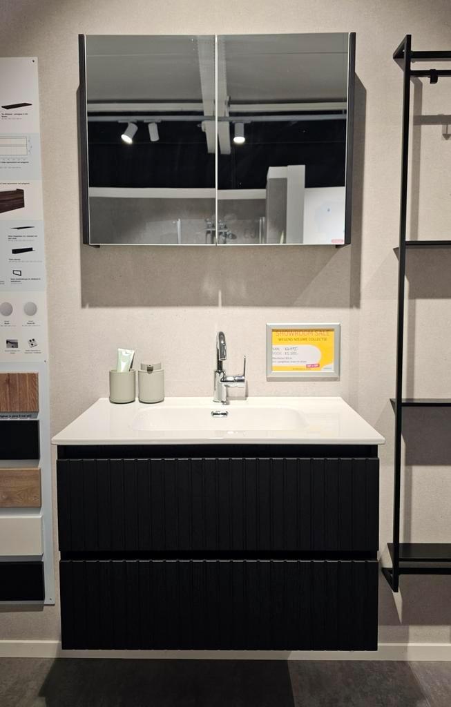 Badkamermeubelset 80cm, Huis en Inrichting, Badkamer | Badkamermeubels, Zo goed als nieuw, Wastafelkast, Minder dan 100 cm, 50 tot 100 cm