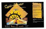 Bieretiket Zuid-Wester Dubbel - Brouwerij De Boei Texel, Verzamelen, Ophalen of Verzenden, Nieuw, Overige typen, Overige merken