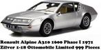 Renault Alpine A310 1600 Phase I 1971 Silver 1:18 Ottomobile, Ophalen of Verzenden, Zo goed als nieuw, OttOMobile