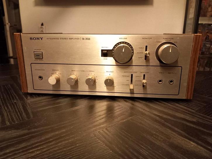 Sony amplifier TA-2650, Audio, Tv en Foto, Versterkers en Receivers, Minder dan 60 watt, Sony, Ophalen of Verzenden