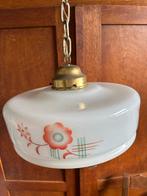 Antieke melkglas lamp, Antiek en Kunst, Ophalen of Verzenden