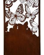 Wandpaneel/ tuinscherm met vlinders, Tuin en Terras, Tuinwanddecoratie, Nieuw, Ophalen of Verzenden