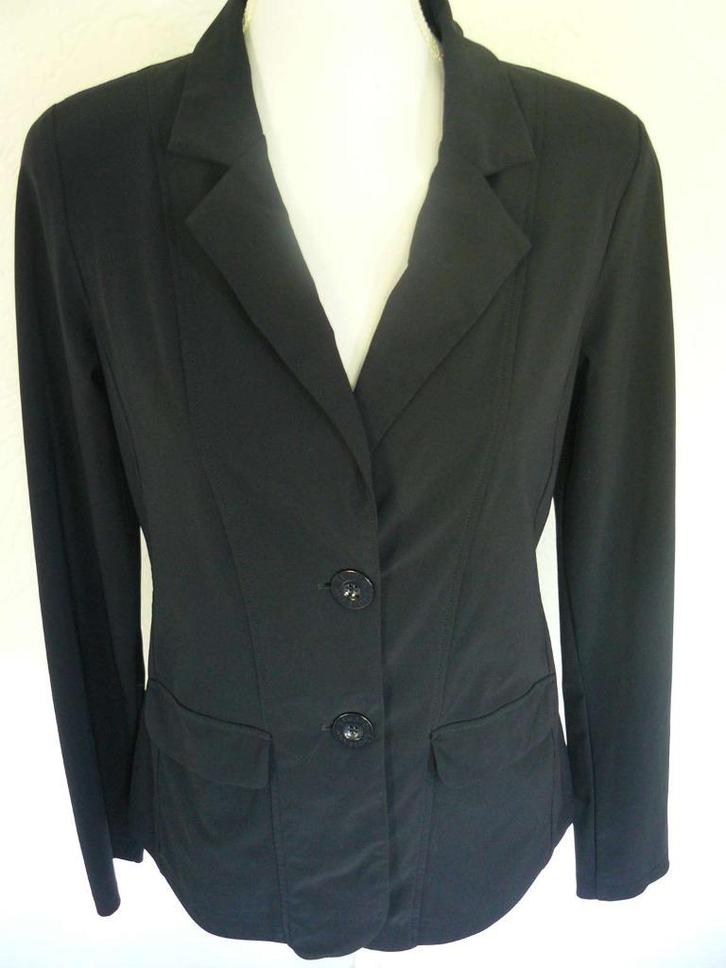 Donkerblauwe Studio Anneloes clean blazer maat M., Kleding | Dames, Jasjes, Kostuums en Pakken, Zo goed als nieuw, Jasje, Maat 38/40 (M)