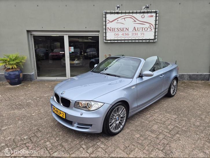 BMW 1-serie Cabrio E88 118i High Executive Nwe Ketting, Auto's, BMW, Bedrijf, Te koop, 1-Serie, ABS, Airbags, Airconditioning