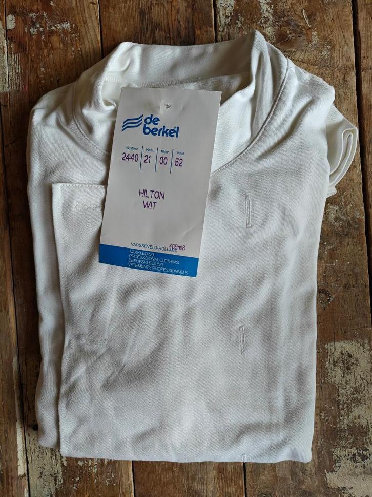 Klassieke koksbuis – wit – maat 52 – nieuw met kaartje, Kleding | Heren, Overige Herenkleding, Nieuw, Ophalen of Verzenden