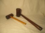 2x houten hamers, Verzenden, Gebruikt