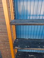 Orginele vintage lundia stelling dikke staanders + legplanke, Ophalen, Gebruikt