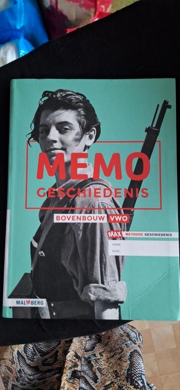 Memo geschiedenis bovenbouw VWO  beschikbaar voor biedingen