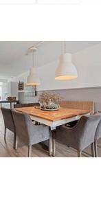 Driftwood tafel Riviera maison gereserveerd voor Wies, Ophalen, Vierkant, Landelijk, Vijf personen of meer