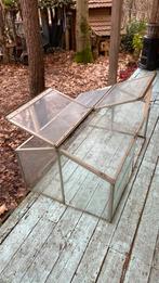 Kweekkas aluminium, Ophalen, Glas, Gebruikt, Aluminium