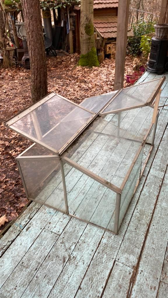 Kweekkas aluminium, Tuin en Terras, Kassen, Gebruikt, Aluminium, Glas, Ophalen