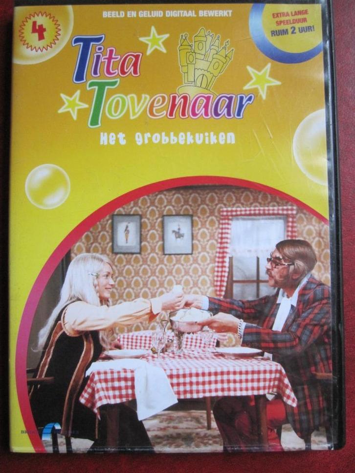 Ti-Ta-Tovenaar Het Grobbekuiken (1974), Cd's en Dvd's, Dvd's | Kinderen en Jeugd, Zo goed als nieuw, Tv fictie, Avontuur, Alle leeftijden