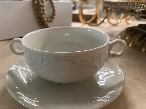 207x Bauscher Soepkop met Schotel - Elegant Design, Antiek en Kunst, Antiek | Servies los, Ophalen