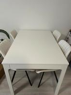 ZGAN Eet tafel met 4 stoelen verstelbaar. Alles gaat weg!, Huis en Inrichting, Tafels | Eettafels, Ophalen of Verzenden, Zo goed als nieuw