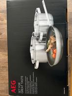 AEG Pannenset - Nieuw!, Huis en Inrichting, Keuken | Potten en Pannen, Nieuw, Pannenset, Ophalen of Verzenden, Rvs