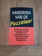 HANDBOEK VAN DE PUZZELAAR, Ophalen of Verzenden, Zo goed als nieuw, Overige uitgevers, Overige talen