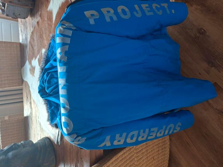 superdry, Kleding | Heren, Jassen | Winter, Gedragen, Overige maten, Blauw, Ophalen of Verzenden