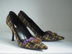Vintage pumps van Prada tweedstof, Pumps, Prada, Ophalen of Verzenden, Zo goed als nieuw