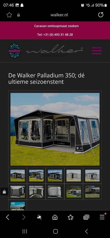 Walker palladium voortent  beschikbaar voor biedingen