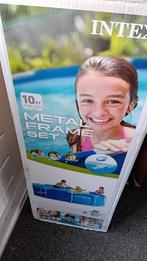 Het metalen frame voor intex zwembad  doorsnee 305 cm x 76cm, Ophalen, Gebruikt, Minder dan 80 cm, Rond