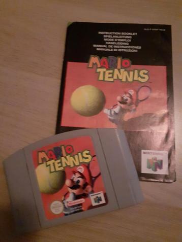 Mario Tennis N64 Compleet met Handleiding! beschikbaar voor biedingen