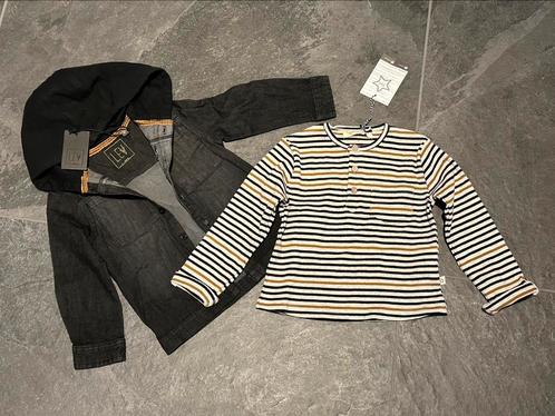 NIEUW jeans overhemd rib trui mt 86 Levv your wishes (68)D1, Kinderen en Baby's, Babykleding | Maat 86, Nieuw, Jongetje, Setje