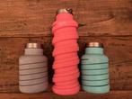NIEUW! Que opvouwbare drinkfles 500ml roze &mint, Nieuw, Ophalen of Verzenden, X, X