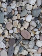 Witte grind gemeleerd bont wit afgerond siergrind tuin oprit, Overige materialen, Verzenden, Nieuw, Grind