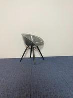 4 x Vergaderstoel Pedrali Gliss, zwart, zwart 4-poot frame, Ophalen, Gebruikt, Zwart, Vier