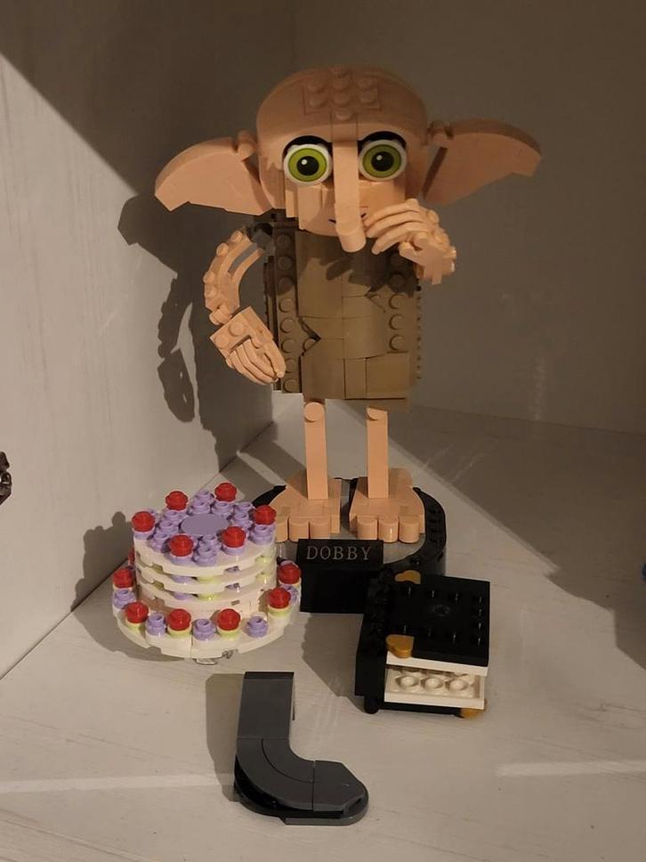 LEGO Harry Potter Dobby de huiself - Compleet, zonder doos, Kinderen en Baby's, Speelgoed | Duplo en Lego, Zo goed als nieuw, Lego