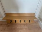 Licht eiken kapstok, Huis en Inrichting, Wandkapstok, Ophalen of Verzenden, Zo goed als nieuw, Minder dan 100 cm