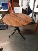 Leuke Bistrotafel met metalen onderstel, Ophalen, Gebruikt, 50 tot 100 cm, Rond