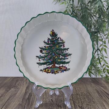Spode Christmas Tree Taartvorm / Quiche Ovenschaal beschikbaar voor biedingen