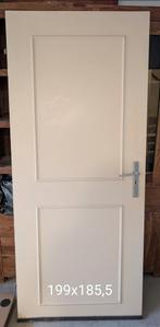 Opdekdeur 199x185,5, Ophalen, Zo goed als nieuw, Binnendeur, 200 tot 215 cm