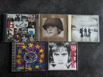 6 CD’s van U2, samen 10€ beschikbaar voor biedingen